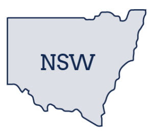 an image out lining new south wales state with nsw written in it