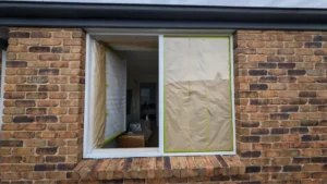 aluminium window painting