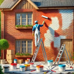 brick house painting