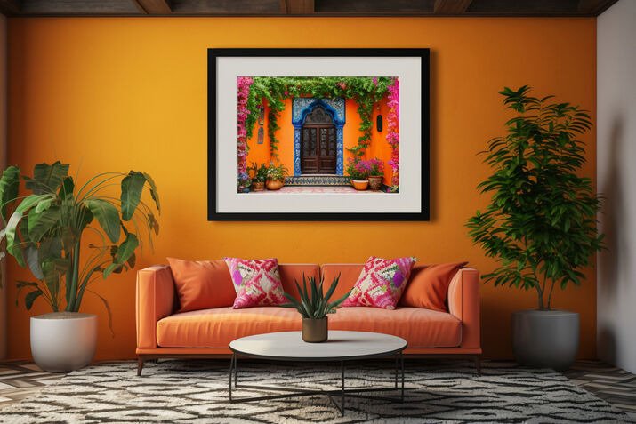 an interior of a house explaining painting ideas for home decor