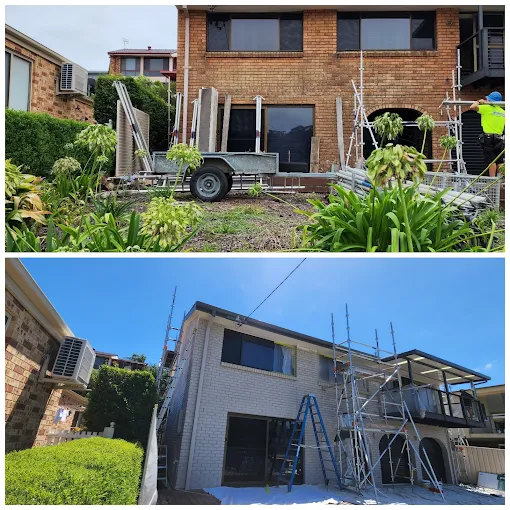 brick house painting