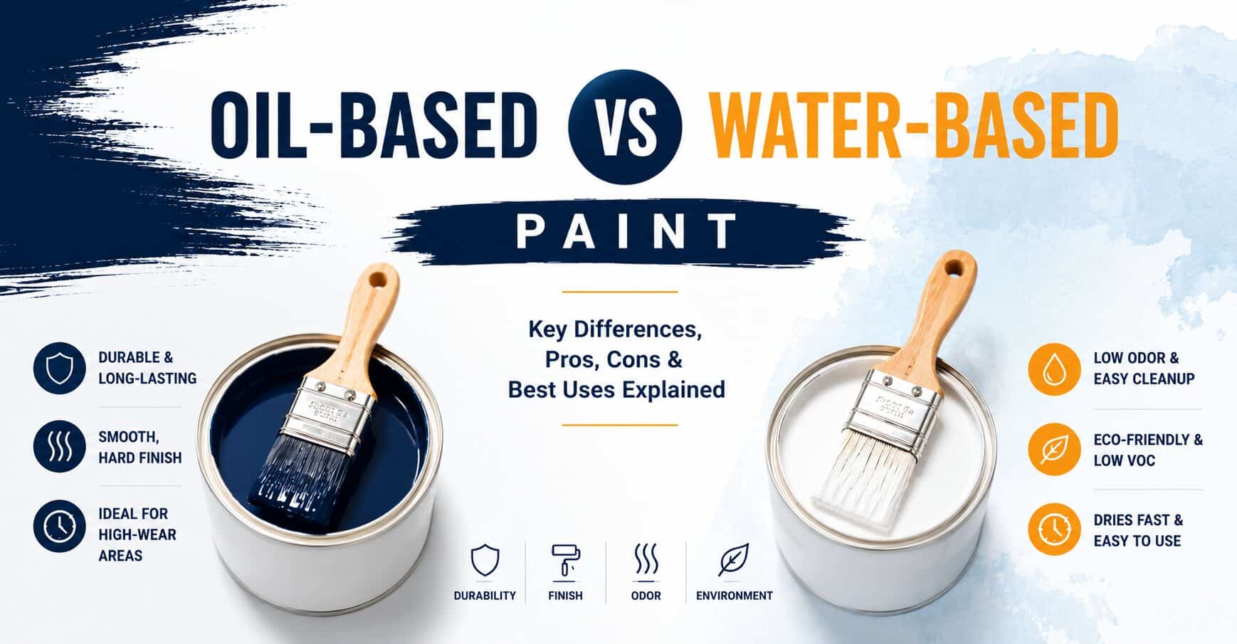 Oil-Based vs Water-Based Paint