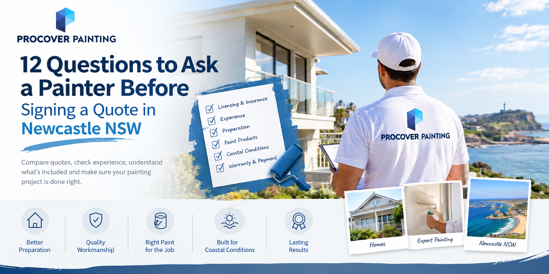 12 questions to ask a painter before signing a quote in Newcastle NSW
