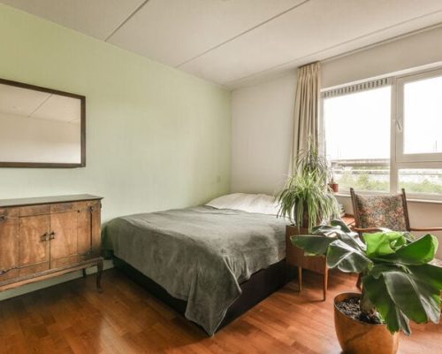 bedroom-with-bed-dresser-plant-corner-window-looking-out-onto-street_optimized_100